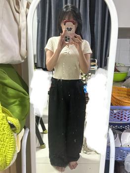 Product Review of QUẦN DÀI KAKI ỐNG RỘNG PARACHUTE LƯNG CHÉO - FRIENDS FOREVER CHÍNH HÃNG from t**n 1