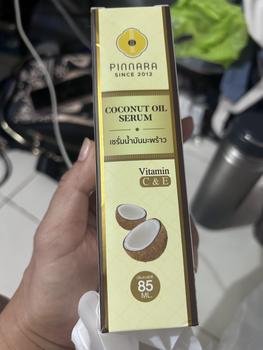 Product Review of น้ำมันมะพร้าว pinnara oil serum สกินแคร์ บํารุงผิวหน้า from N**a 1