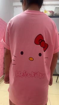 Product Review of TRENDYBOUTIQUE- ÁO PHÔNG CỘC HỒNG HỌA TIẾT MÈO from L** T** N** ** 1