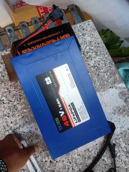 Product Review of แบตเตอรี่จักรยานไฟฟ้า 48V วิ่งไกล 50กิโลได้จริง LiFePO4 48V 15AH แบตเตอรี่สกู๊ตเตอร์ไฟฟ้า แบตเตอรี่รถสามล้อไฟฟ้า from T**8 0
