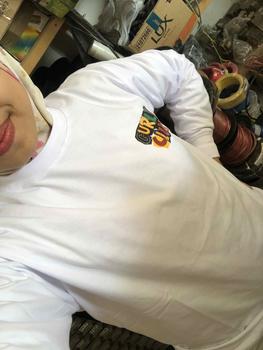 Product Review of Gurls Club Long Sleeve - Playground | Katun Combed Distro Kaos Nyaman Panjang Putih Sablon Baju Tangan T-Shirt Hitam Pendek Polos Santai Rib from o**🌈 3