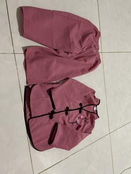 Product Review of Đồ Lam Đi Chùa Sẩm Thẳng Bé # vải kate mịn thêu hoa sen Cho Bé from T** M**h 1