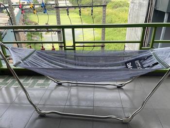Product Review of Võng Xếp Inox DELI Lani Qui Phúc – Chịu Tải 200Kg, Có Túi Gọn Mang Theo, Lưới Cao Cấp Có Gối –  Bền Chắc & Nhẹ from N** 0