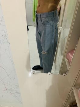 Product Review of Quần bò ống suông chất jean nam dáng baggy màu xanh đen xám phom rộng Menswear Denim Pants Có Túi Ong from N**n đ** 1