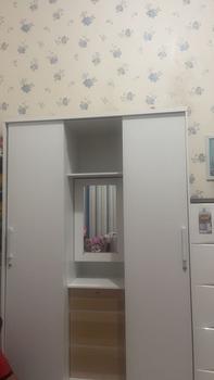 Product Review of Pira Metropolis - Baku WDSL120 DS Lemari Pakaian Sliding dengan Meja Rias from a** s**a 0