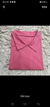 Product Review of Plus Size COLLAR TOP - (Sizes L-3XL) The Ultimate Cotton Knitted Basic Shirt for Women Fashion Ladies Polo Casual Fabric Womenswear Essential Piece Lingerie Lady Comfort Short Sleeve from R**s 2