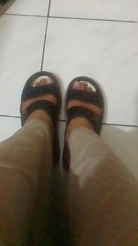 Product Review of PVC Sandal Slop Wanita Karet Double Strap Import Motif Kancing Sendal Jelly Bahan Empuk Elastis Rubber Super Non-Slip 029-3 from R**i 0