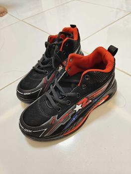 Product Review of ABC kids shoes Fashion Black sneakers for kids boy black school shoes for kids size 25-36 from E**n E** 0