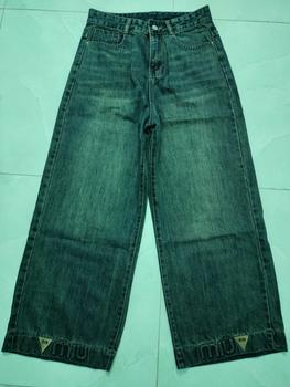 Product Review of (95cm) M24 Quần Jean Nữ  Suông Rông Nấm Trơn QC . Jean ko giãn . Đủ Size S/M/L - Women Pants Voi quan  boong from B**n 0