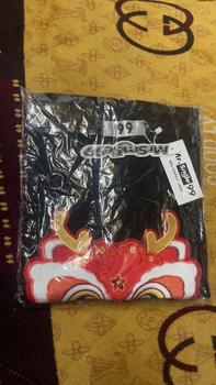 Product Review of Áo Thun Tết Unisex "Lân Ngậm Ngọc", Áo Thun tết Con Lân May Mắn Tài Lộc  Mr.Smile 99 AT101 from T**ý H**g ** 0