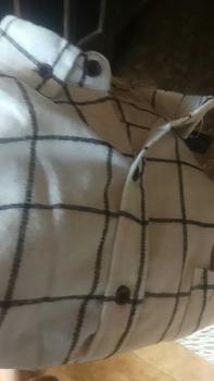 Product Review of Baju flanel motif Kotak dasar putih list hitam Kain Lembut  Pria Distro from F**z l**e l**4 0