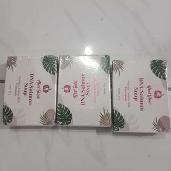 Product Review of [2 PCS ]SABUN GLOWING DNA SALMON AFEELGLOW Soap from m**🥰 3