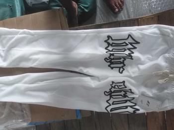 Product Review of Aesthetic pants for men slocks oversized pants Korean baggy sweatpants wide leg original pants from W**i i**i 0
