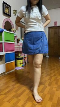 Product Review of a35กางเกงกระโปรงยีนส์ขาสั้น ผู้หญิง Outfits Lady Women เสื้อผ้า Skirt from @**L 0
