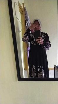 Product Review of BISA COD GAMIS TWILL RAYON PREMIUM MOTIF TERBARU Bunga Polos Cantik Dress Muslim Kancing Kain Karet from T** I**h 1