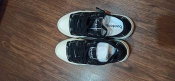 Product Review of Giày thể thao nam Bentoni Caro Sneakers màu đen kẻ trắng chất liệu vải canvas nhẹ êm from T**o Đ** 1