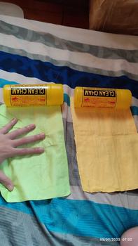 Product Review of Cham Clean Towel Synthetic Chamois Cleaning Yellow from R** M**S 2