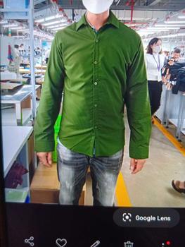 Product Review of Sơ Mi Lụa Màu Trơn Tay dài chất liệu lụa mềm mịn phom body Áo Menswear Trắng from T**H 3