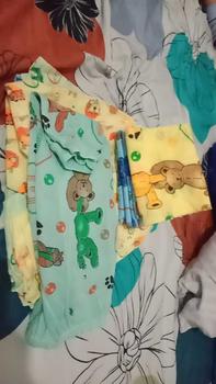 Product Review of 12 pcs celana panjang bayi karakter Nyaman Lembut Kuning dasar bentuk from S**a 0