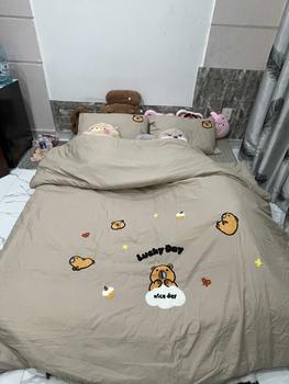 Product Review of COTTON ĐŨI HÀN THÊU - bộ 4 món vỏ chăn ga gối Suhali.shop from H**n ** 2
