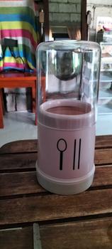 Product Review of Dustproof Chopstick Holder Cylinder Detachable Cage Flatware Rack Spoon Fork Drying Kitchen Organiser Plastic Chopstickholder(Cmv) from r**p 1