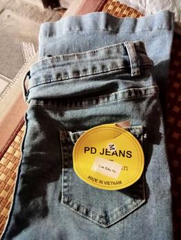 Product Review of quần jeans loe gấu to dài mẫu trơn cạp cao cho nữ from u**2 1
