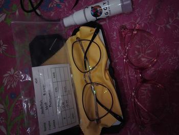 Product Review of (BELI1 GR4T1S 1)FRAME KACAMATA BESI CAT EYE QINAN SERIES Bluecromic Frame Perempuan Antiradiasi Blueray Cewek Lensa Photocromic Glasses Eyewear from 제** 0