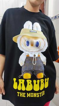 Product Review of Áo thun [Áo Phông] Labubu local brand unisex nam nữ form rộng tay lỡ cotton cao cấp cổ tròn DESTINI LABUBU06 from C**n 1