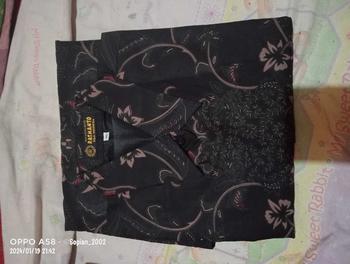 Product Review of kemeja batik katun  SLIMFIT BUNGA LASEM Ready Panjang Dan Pendek (Pilih Variasi) Ready Size Jumbo 5L LD 130 Max BB 130 Bahan Katun Halus Primisima Berlapis Furing Dan Jahitan Eksklusif from S**0 2