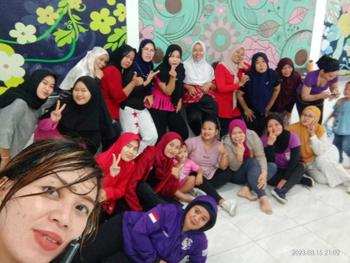 Product Review of Atasan Baju Senam Zumba Lgo Dash Rumbai New / Kaos Senam Zumba Wanita Sport regular warna biru botol from M**y d**s 0