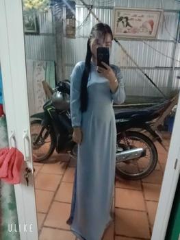 Product Review of Áo Dài Tây Thi Cổ Tròn Phối Viền Cổ Tay Có Cúc Xinh Xỉu, Phù Hợp Cho Chị Em Đi Chơi, Đám Hỏi, Đi Dạy - CiCi Thùy Clothing Nữ from M** P**g 3