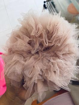 Product Review of IKAT RAMBUT CEPOL SCRUNCHIE BAHAN TILE UKURAN JUMBO Karet from C**🎀 0