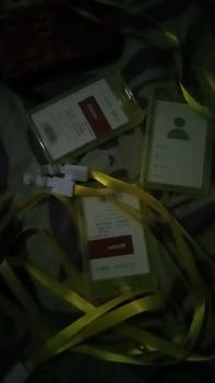 Product Review of YBL-Name Tag Id Card Transparant Gantungan Kartu Nama Plastik Motif Polos Warna Warni Tanda Pengenal Bening Tali (BELI LOKAL) from a**w 2
