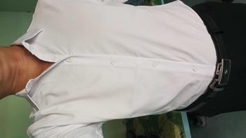 Product Review of Sơ Mi Lụa Màu Trơn Tay dài chất liệu lụa mềm mịn phom body Áo Menswear Trắng from ꧁**꧂ 1
