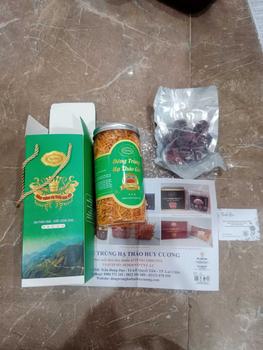 Product Review of Đông trùng hạ thảo Huy Cương  gãy lọ 50g sấy thăng hoa from C** B** 1