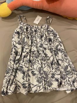 Product Review of Áo váy babydoll hoa nhí Nana21 Nanastore21 Nữ Dress Women Nhung Kem from D**g 1