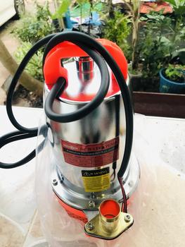 Product Review of SHINING ปั๊มจุ่ม DC 12V 300W มอเตอร์ทองแดงบริสุทธิ์ แรงดันสูง ใช้แบตเตอรรี่ สายไฟ 1.2 เมตร พร้อมคีบแบตเตอรี่ ปั๊มน้ำ ปั๊ม บาดาล ปั๊มจุ่ม ปั๊มแช่ from J**y 2