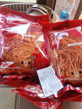 Product Review of ซื้อ 1 ฟรี 1 ขนมปลาทาโร่เส้น รสบาร์บีคิว(200g) แอนนี่กินแซ่บ from แ**ม ม**้ 0