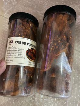 Product Review of -  1KÝ  KHÔ BÒ    VỤN    MỀM    TO    2 HỦ [Cân cả hũ from H** s** Đ**h h**n Đ** 0
