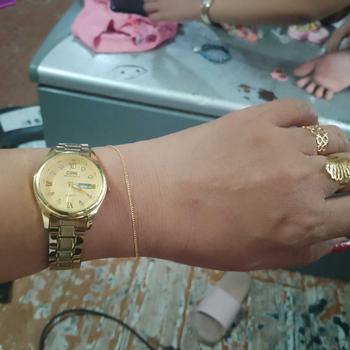 Product Review of 18K Cadena Dainty Bracelet from H**n D**n V**s 1