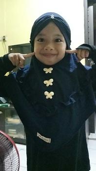 Product Review of Hijab anak aqila untuk 4-10 tahun bahan strada premium from k**y 0