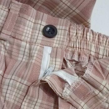 Product Review of Celana Tartan Wanita Panjang Kulot Kotak-Kotak Casual Kancing Depan 1099 from k**s 1