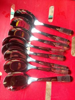 Product Review of ช้อนลายจีนอักษรมงคลเกรดอาหาร แพ็ค 6 คัน/แพ็ค 8 คัน/แพ็ค 12 คัน สินค้าพร้อมส่ง from P**o 0
