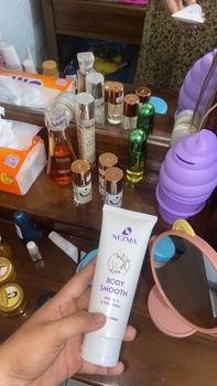 Product Review of Body Smooth  Super ajaib Pasmina abel  Rmc(Mengatasi kulit setrekmat/ sensitif dan mecerahkan kulit  Kusam( Lotion Mencerahkan kulit sehat) from N**a 1
