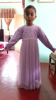 Product Review of Tmc Maxi reynata dress / maxi dress tile mutiara ukuran umur anak 2 sampai 9 tahun Muslim Gamis Baju Pesta from K**i I**m 0