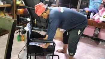 Product Review of รถเข็นผู้สูงอายุ wheelchair รถเข็นนั่งเข็มขัดนิรภัยแบบพับสำหรับผู้สูงอายุแบบพกพาการเดินทางน้ำหนักเบาเป็นพิเศษรถเข็นเบา รถเข็นช่วยเดินผู้สูงอายุ from N**i C**a 2