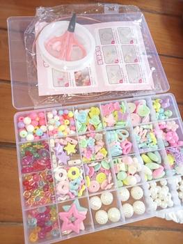 Product Review of diy aksesoris / cincin mainan anak / mainan kalung / kalung mainan anak perempuan / Mainan Manik Manik 1 Set / Diy Kalung Cincin Anak / mainan anak anak perempuan from ** 0