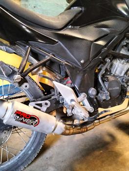 Product Review of Knalpot racing PROLINER TR-1 R CBR 150R R15 V2 V3 VIXION SONIC SUPRA GTR CB150R MX KING GSX R150 VERZA SATRIA FU JUPITER MX Silincer Motorcycle Motor from B**g C**H 0