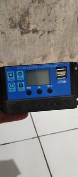 Product Review of Solar Charger Controller 30A Solar Cell PWM 2 USB 12V-24V Control Pengisian Daya Panel Surya ke Aki Baterai Kabel Power from h**7 0