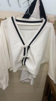 Product Review of Bộ Set Váy Thun Basic Hai Dây Xẻ Tà Và Áo Len Cardigan Tay Dài Cổ Chữ V Cúc Cài Hoa Dễ Thương Nữ Women - Size S-3XL set  váy bộ  nhung set  voan Top Voi from P**u 0